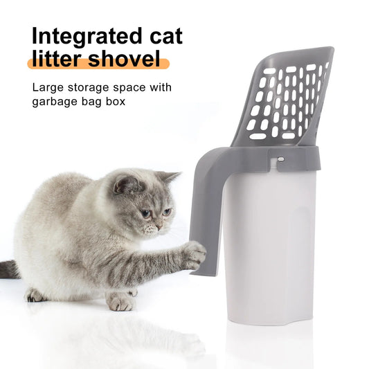 Self Contained Cat Litter Shovel